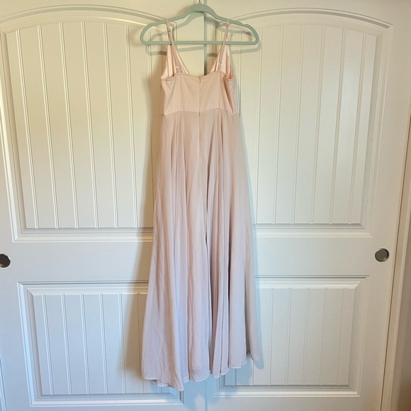 BHLDN Anthropolgie Eva blush taupe Maxi Dress size small - Picture 9 of 12
